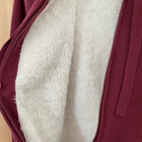 NWT Wanakome Mulberry Luna Faux Fur Lined Half Zip Sweater - Picture 7 of 10